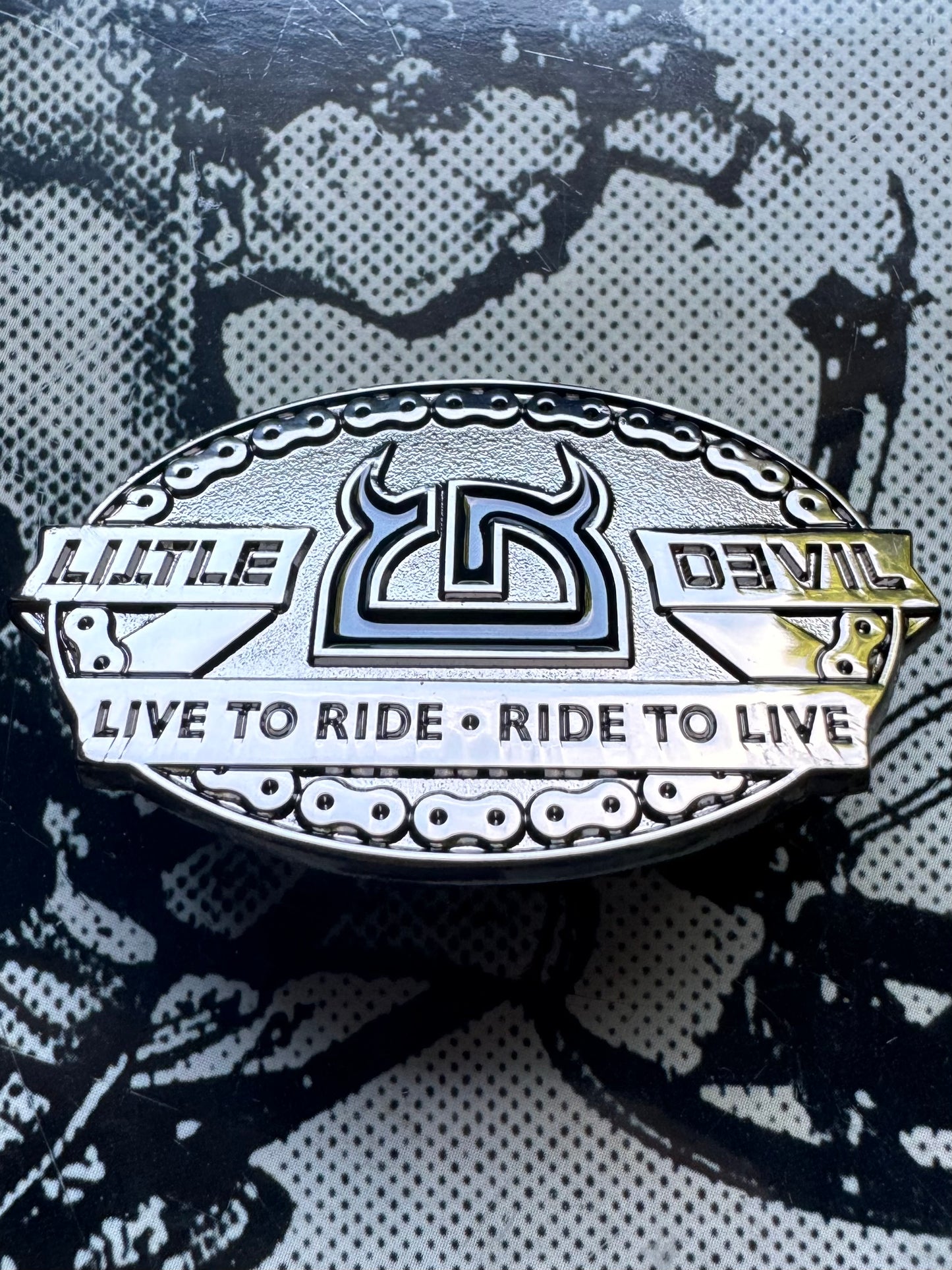 Live To Ride Enamel Pin