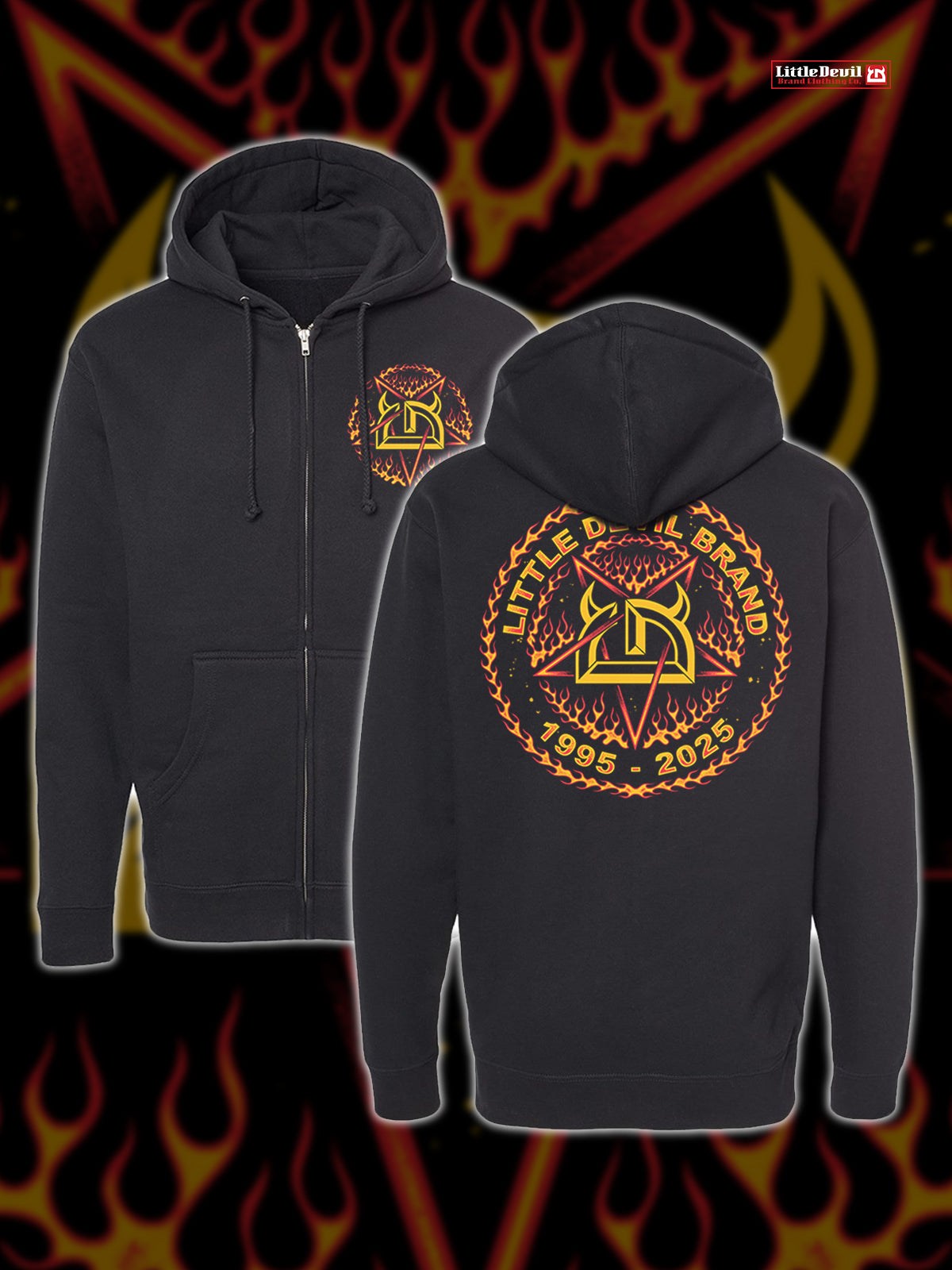 Fire Zipper Hood Preorder
