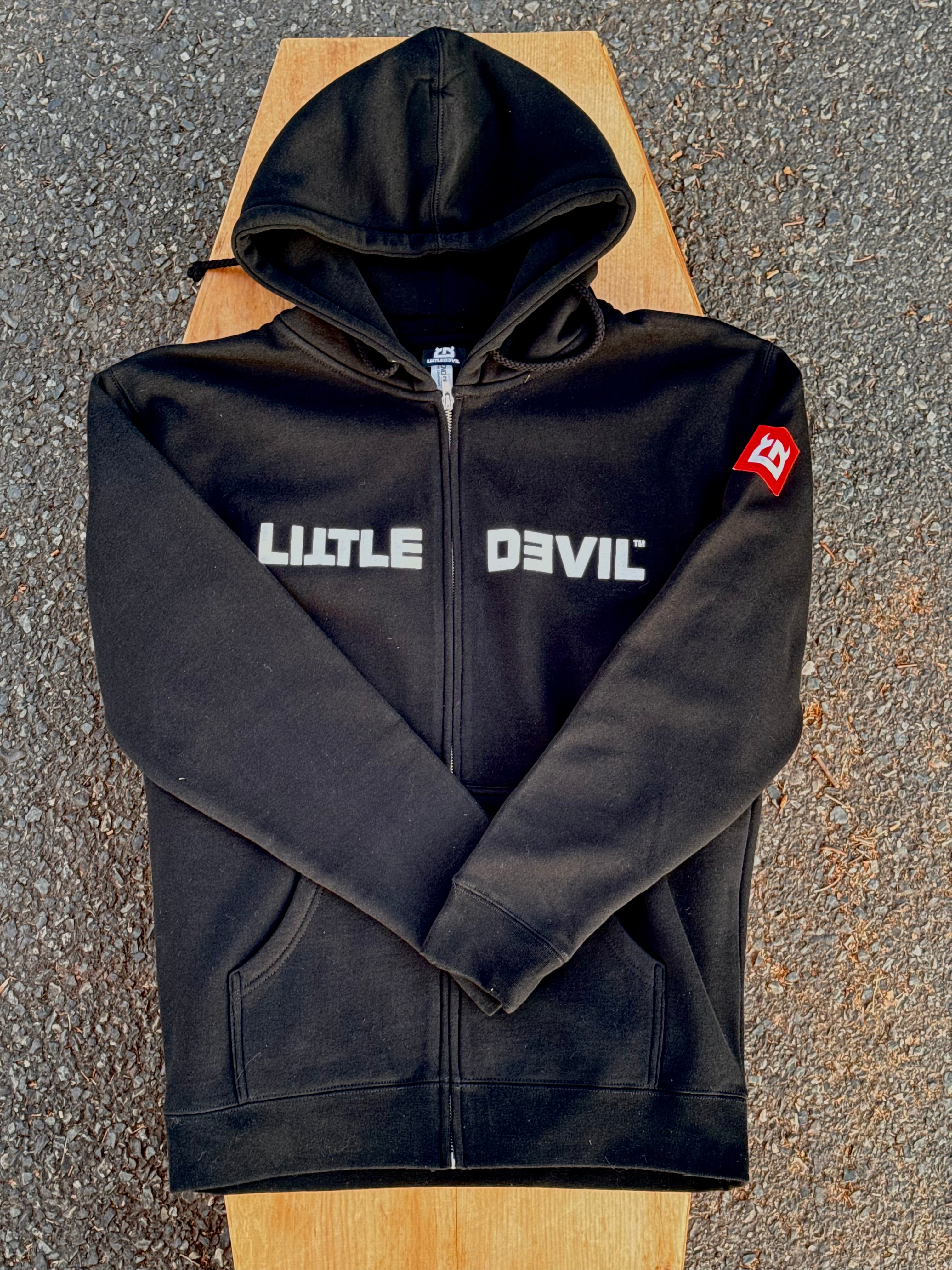Dyslexic Zipper Hood – Little Devil Brand