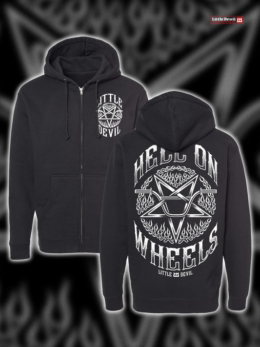 Hell On Wheels Zipper Hood